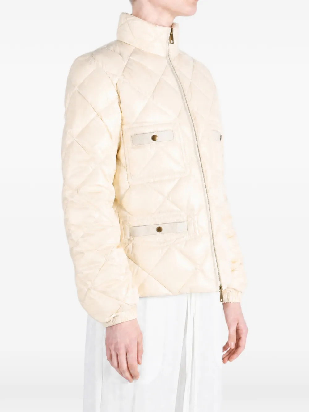 Moncler Lavaret donsjack Beige