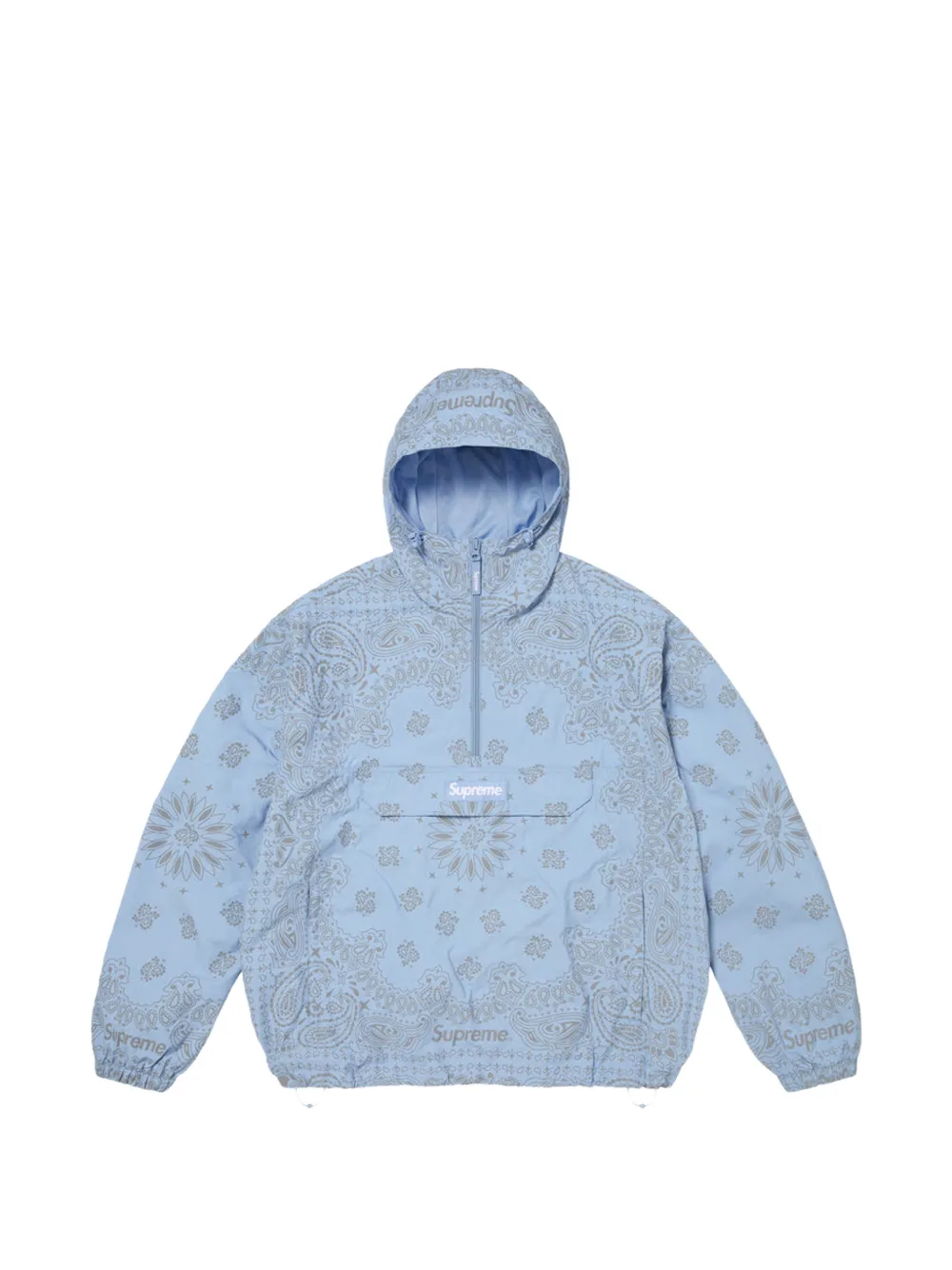 Supreme Hoodie met bandanaprint Blauw