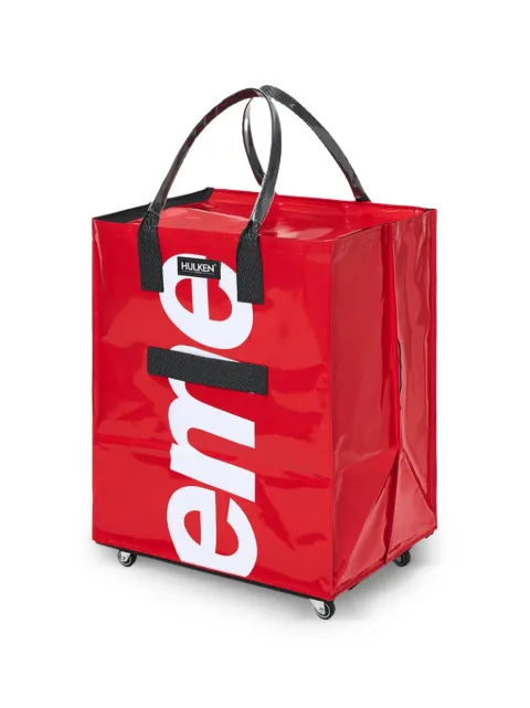 Supreme x Hulken Rolling logo-patch tote bag