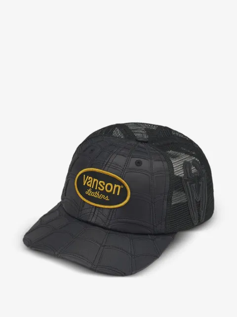 Supreme x Vanson Leathers x Marvel logo-patch baseball cap