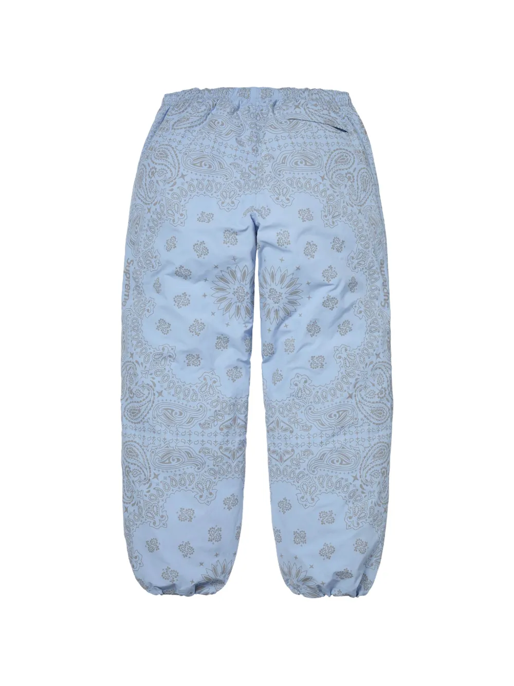 Supreme Broek met bandanaprint Blauw