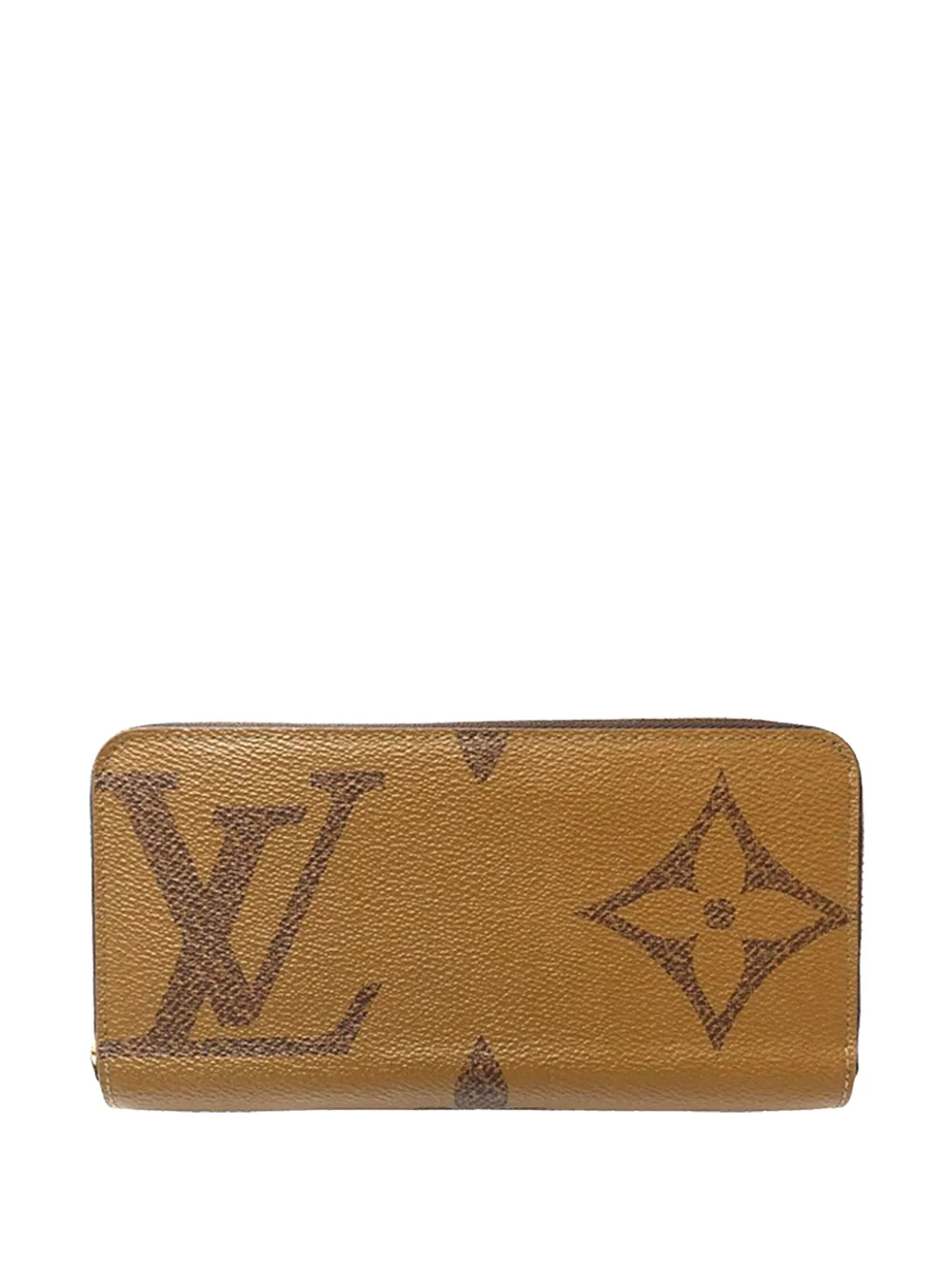 Louis Vuitton Pre-Owned 2021-2026 Monogram Giant Reverse Zippy Wallet long wallets - Marrone