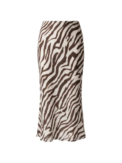 Toccin — zebra-print high-waisted  skirt