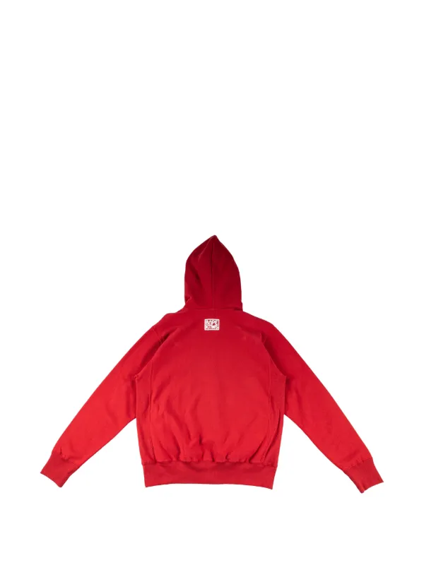KAWS x BAPEgraphic-print Hoodie | Red | FARFETCH