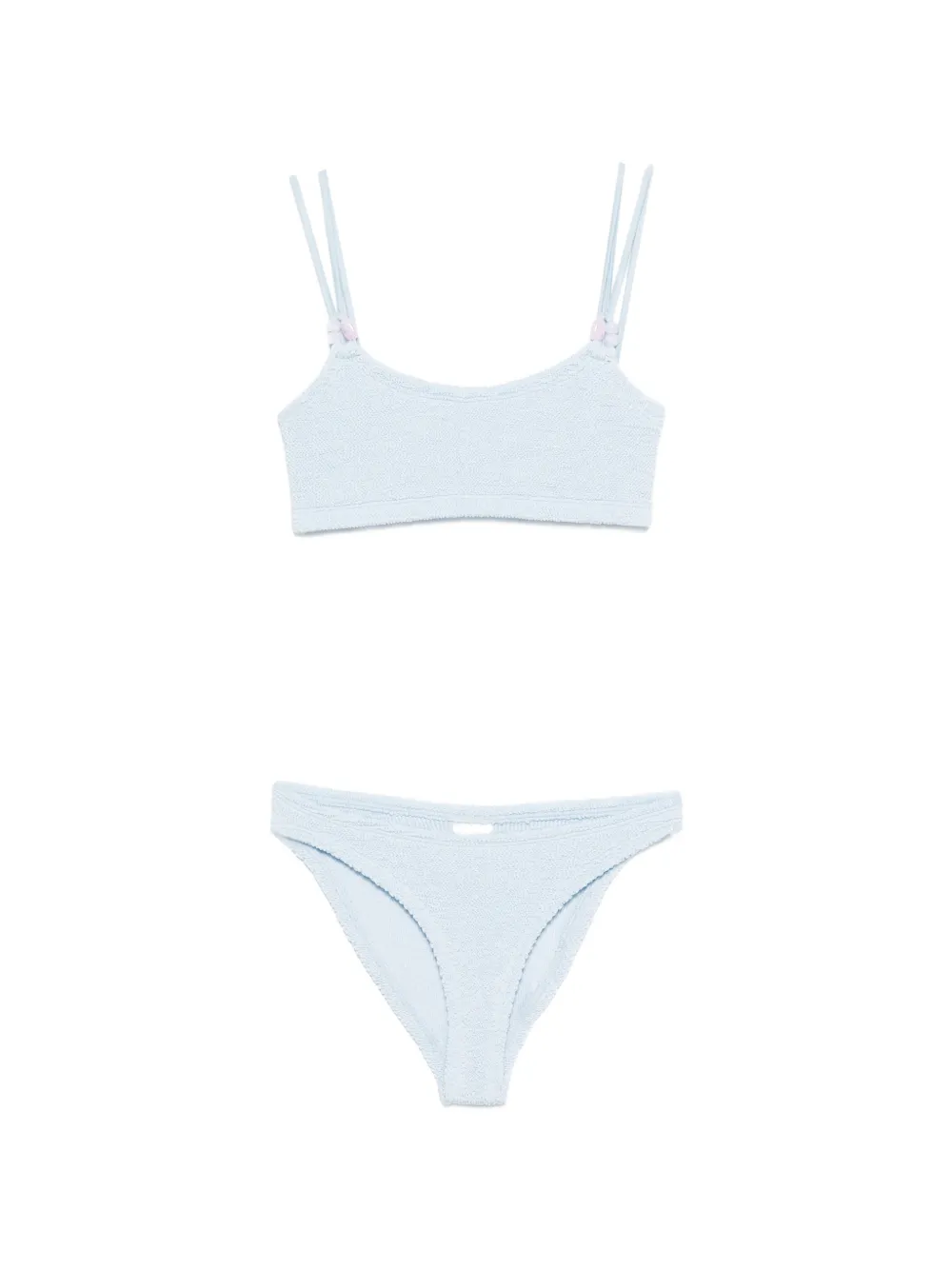Hunza G Cassie beaded bikini - Blu
