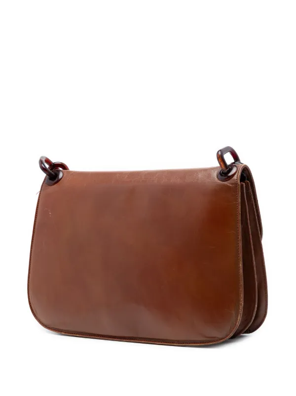 Prada Pre-Owned 2000-2013 ゴートスキンマドラス スウィング チェーン 