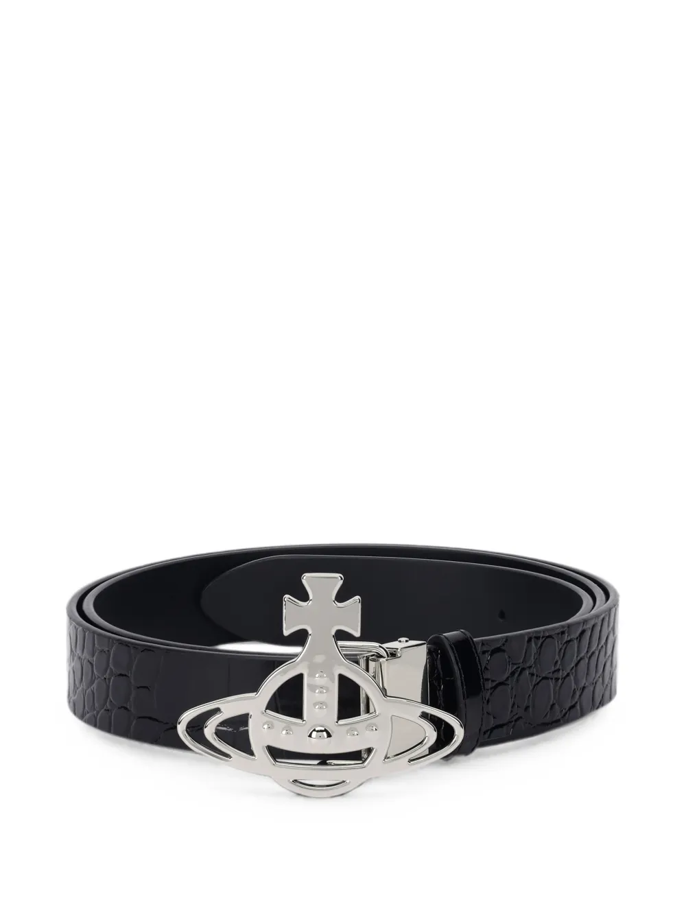 Vivienne Westwood croc-effect belt - Nero