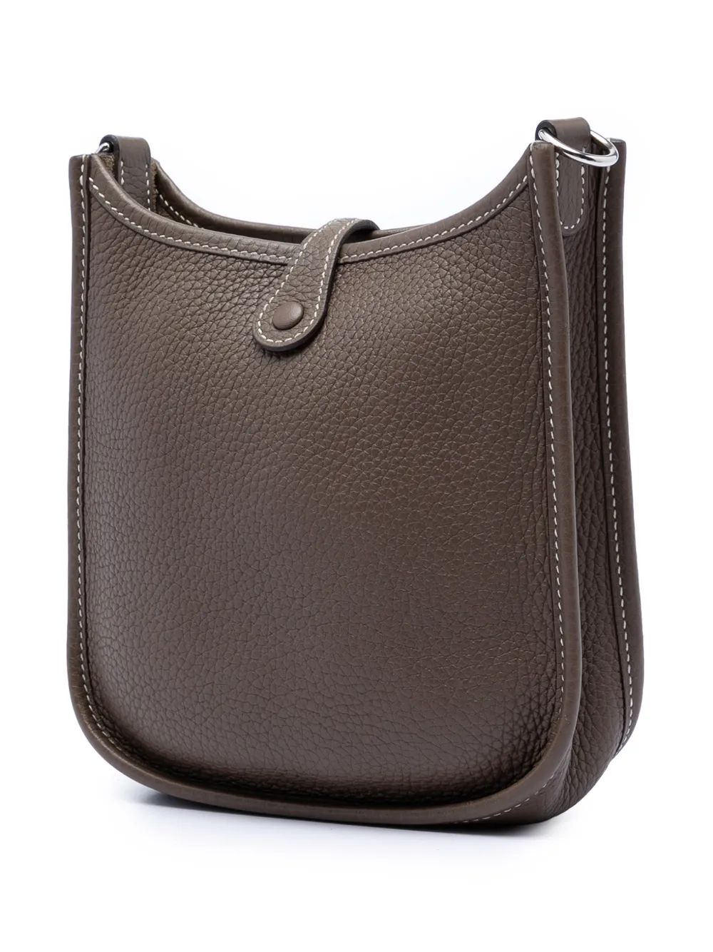 Hermès Pre-owned 2020 Clemence Evelyne 16 Amazone Crossbody Bag in Brown, view 3