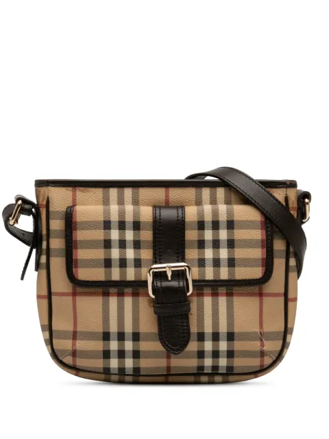 Burberry Pre-Owned 2000-2017 Haymarket Check Coated Canvas crossbody bag