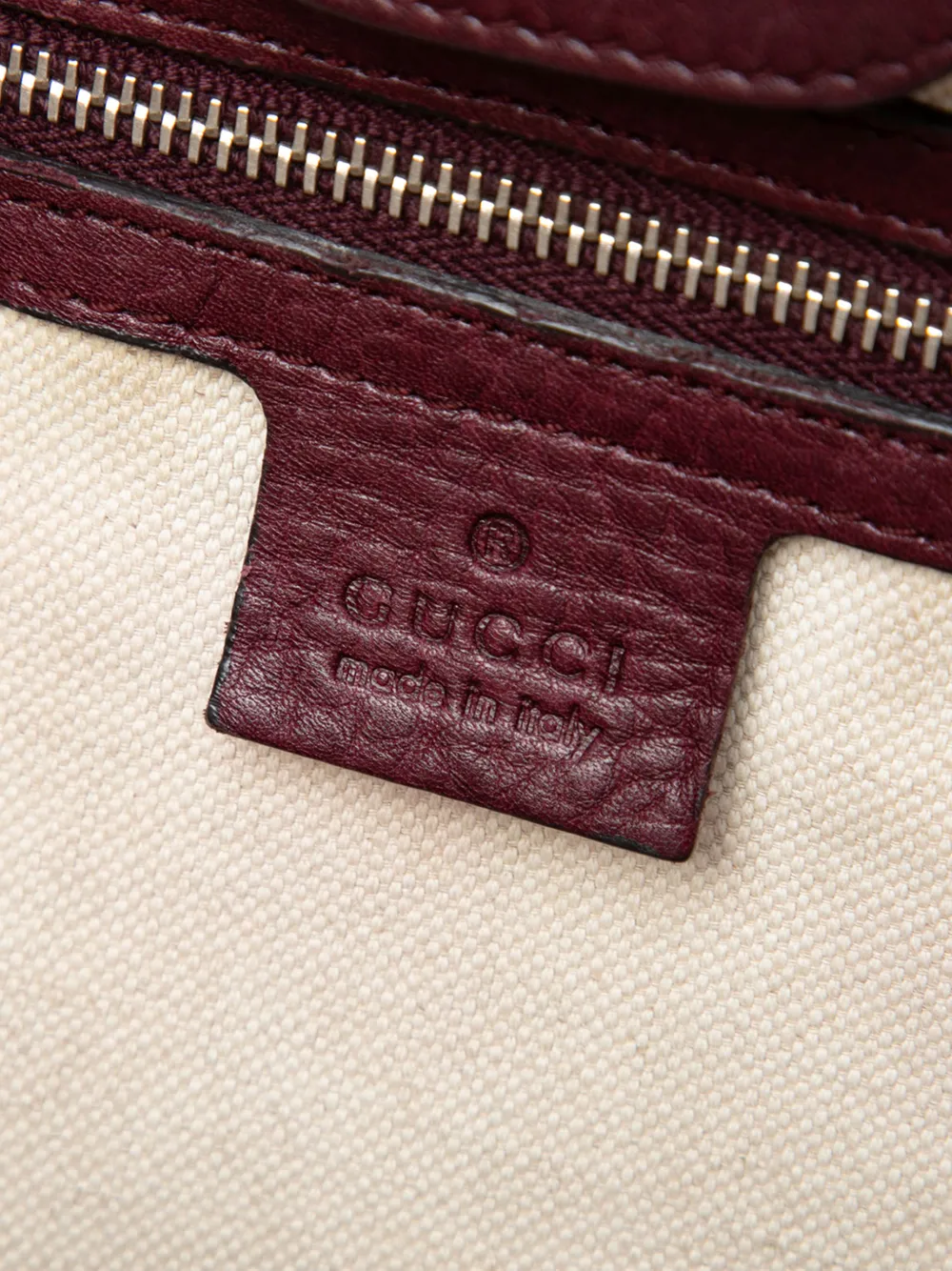 Gucci Pre-Owned 2016-2026 Medium GG Canvas New Bamboo Tassel Tote