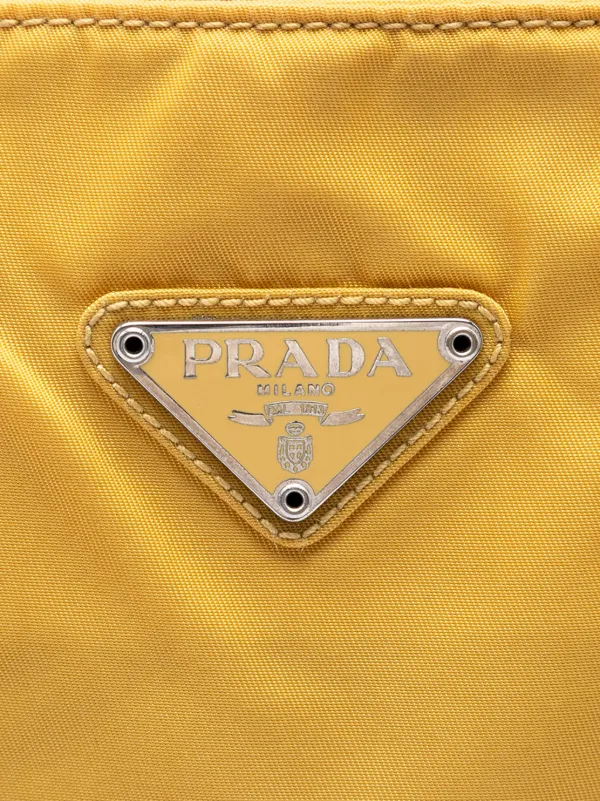 Prada Pre-Owned 2000-2013 Tessuto City Tote Bag | Yellow | FARFETCH