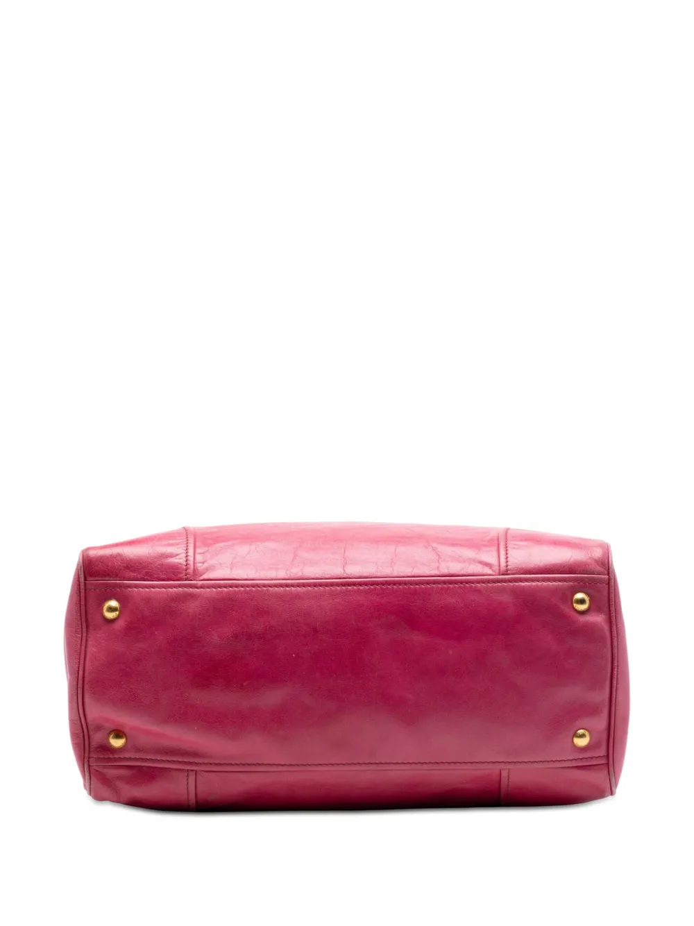 Prada Pre-owned 2010-2026 Vitello Shine Satchel in Pink, view 4