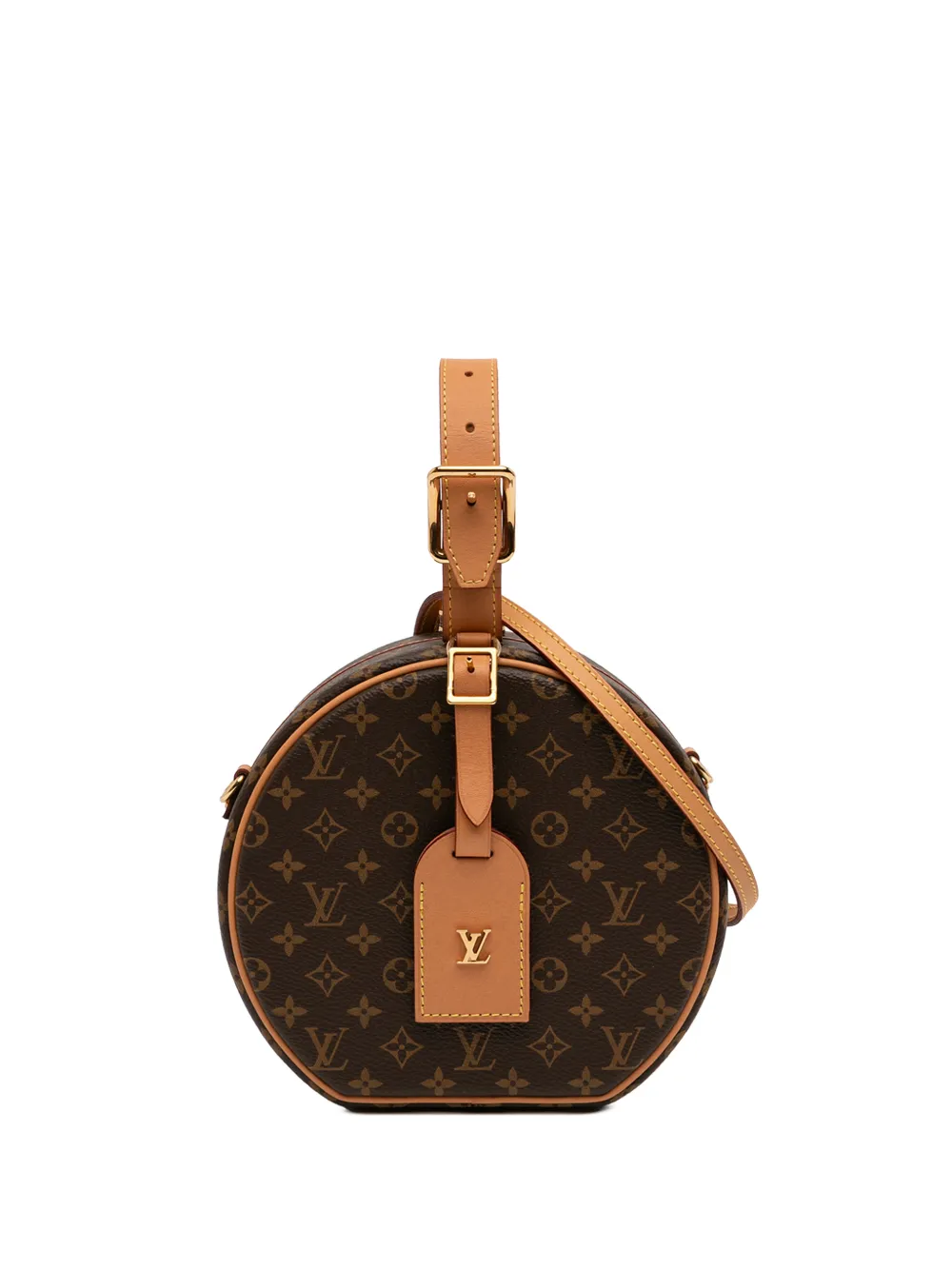 Louis Vuitton Pre-Owned 2021-2026 Monogram Petite Boite Chapeau satchel - Marrone