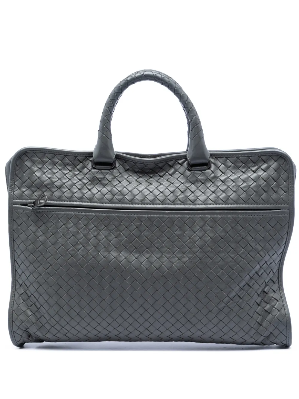 Bottega Veneta Pre-Owned 2012-2026 Nappa Intrecciato business bag - Grau