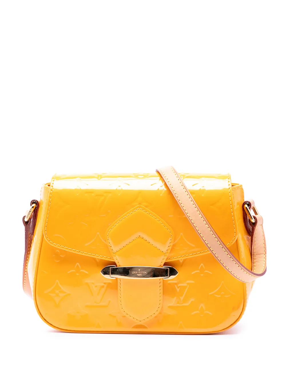 Louis Vuitton Pre-Owned 2012 Monogram Vernis Bellflower PM crossbody bag - Giallo