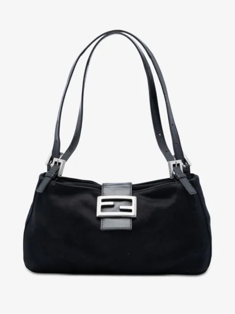 Fendi Pre-Owned FF 棉单肩包（20世纪典藏款）