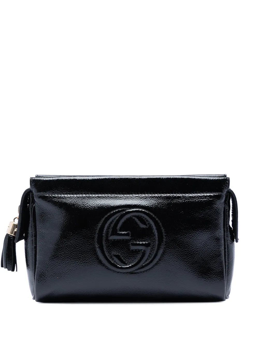 Gucci Pre-Owned 2000-2015 Patent Soho Cosmetic pouch - Nero