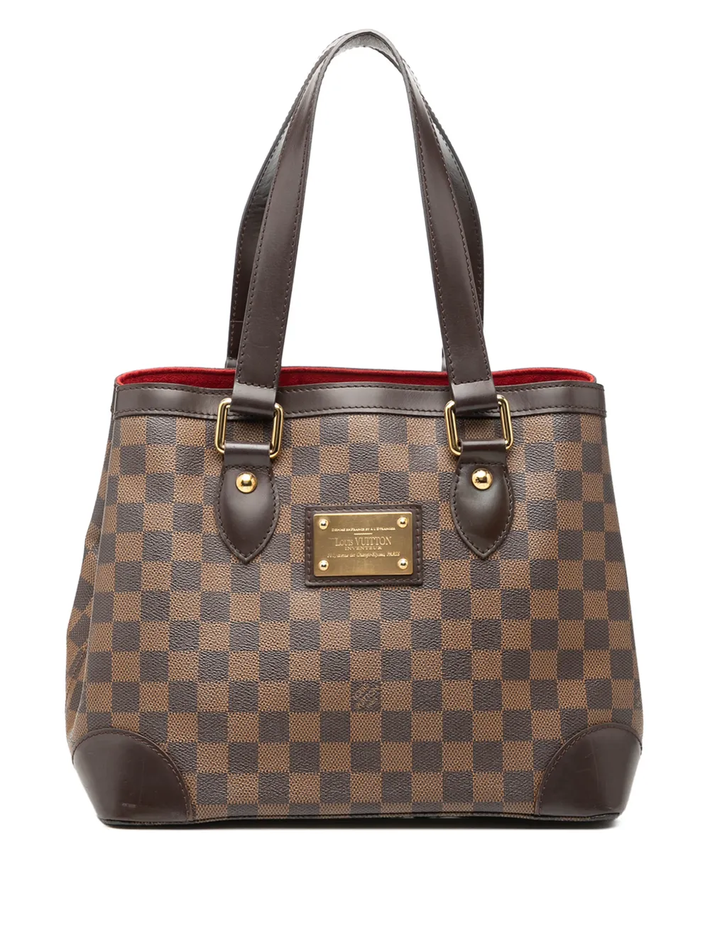 Louis Vuitton Pre-Owned 2010 Damier Ebene Hampstead PM tote bag - Marrone