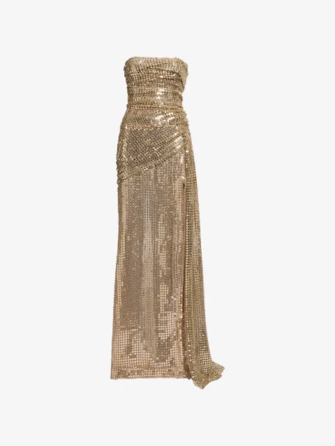 Elie Saab Maxi-jurk verfraaid met pailletten