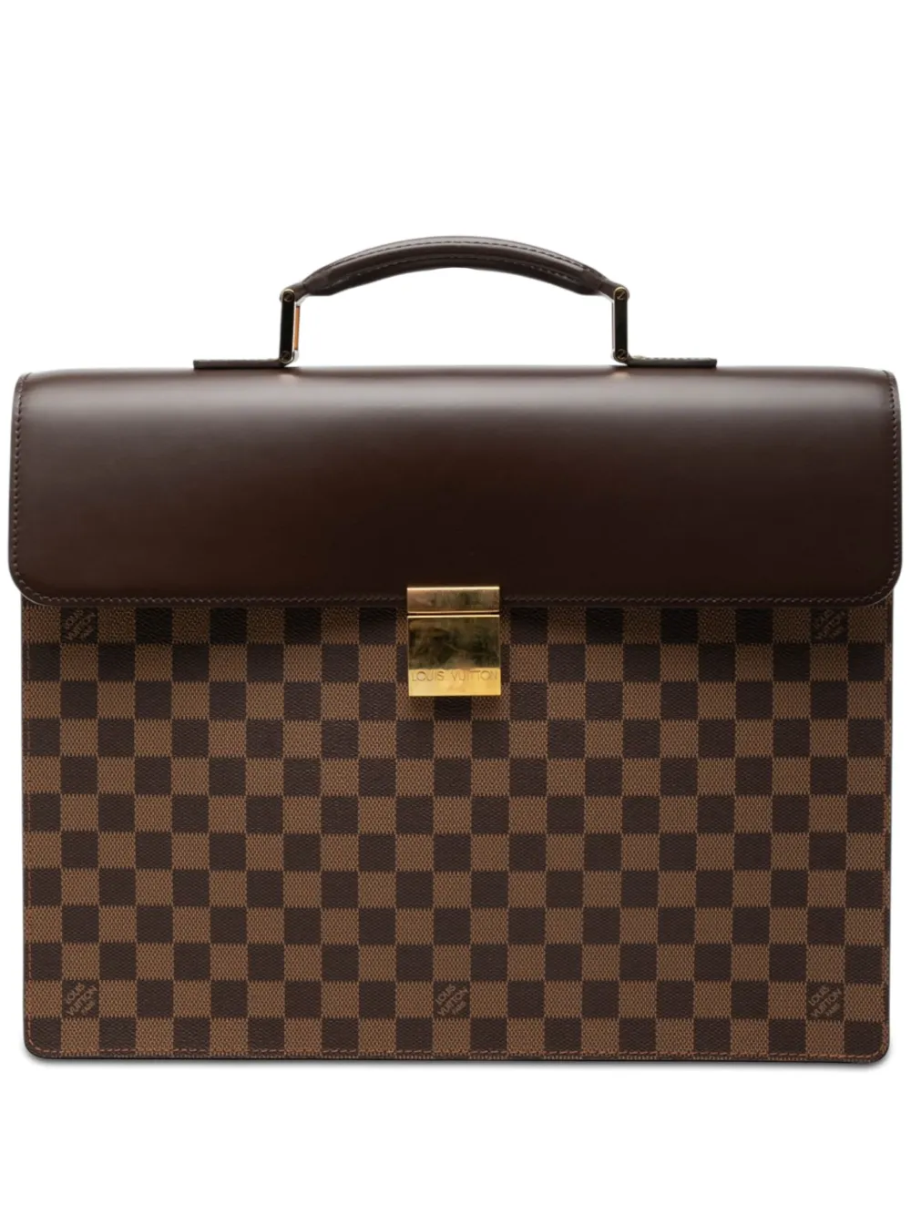Louis Vuitton Pre-Owned 2003 Damier Ebene Altona PM business bag - Braun