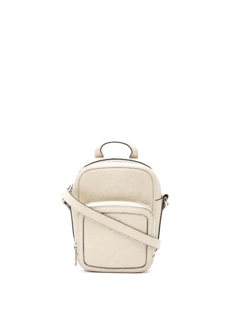 Gucci Pre-Owned bolso satchel mini de piel de becerro con perforaciones y logo GG en relieve 2000-2015