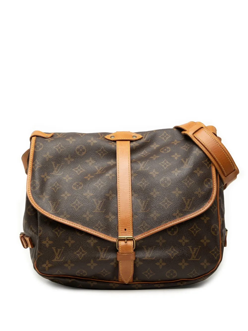Louis Vuitton Pre-Owned 1992 Monogram Saumur 35 crossbody bag - Marrone