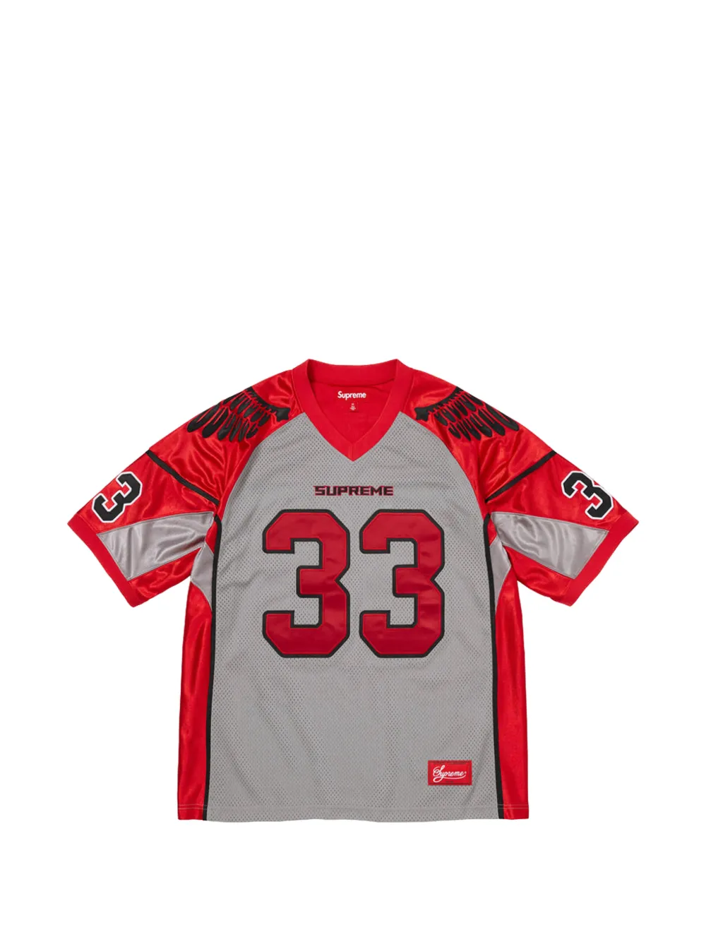 Supreme Wings football T-shirt - Grigio