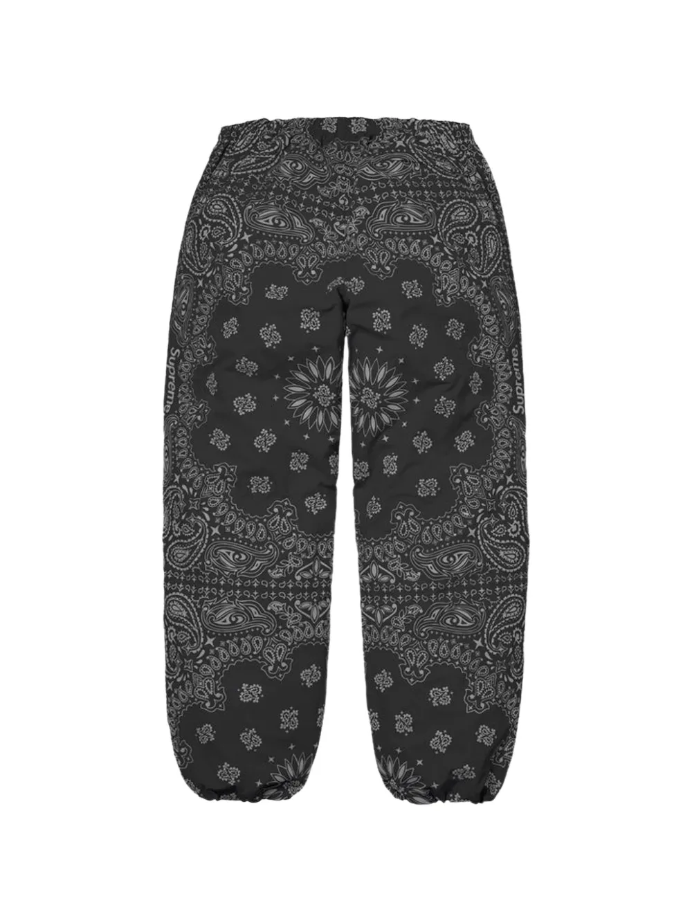 Supreme Trainingsbroek met bandanaprint Zwart