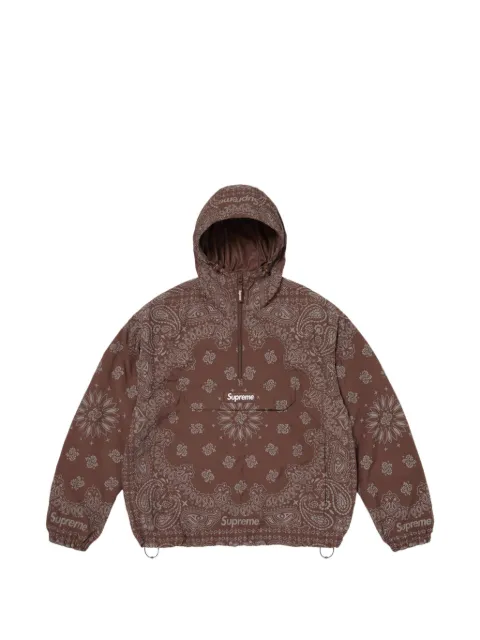 Supreme bandana-print hoodie