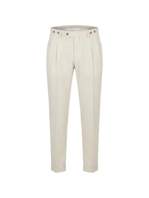 Berwich pleated-detail trousers