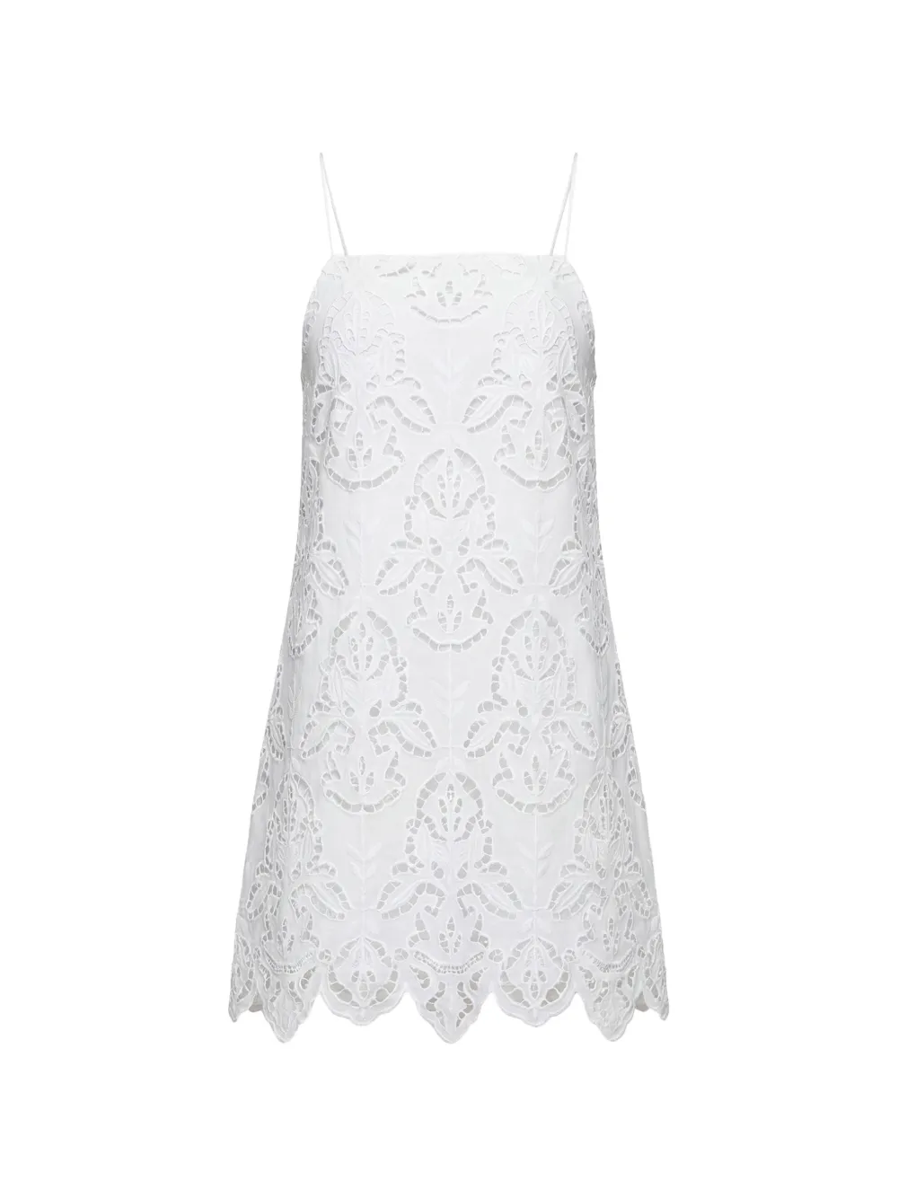 Toccin Olivera eyelet shift dress - Bianco
