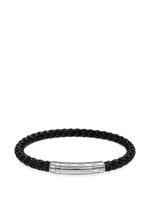 Tateossian braided leather bracelet