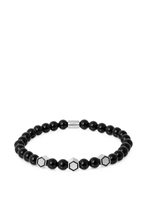 Tateossian beaded hexagonal-detail bracelet