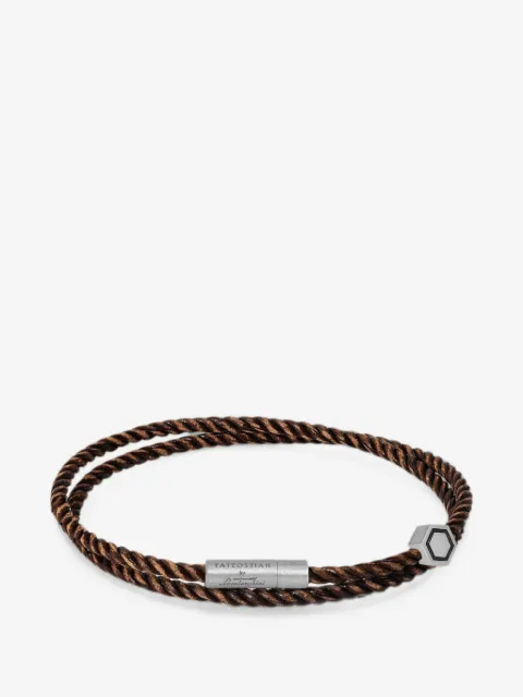 Tateossian woven double-wrap bracelets