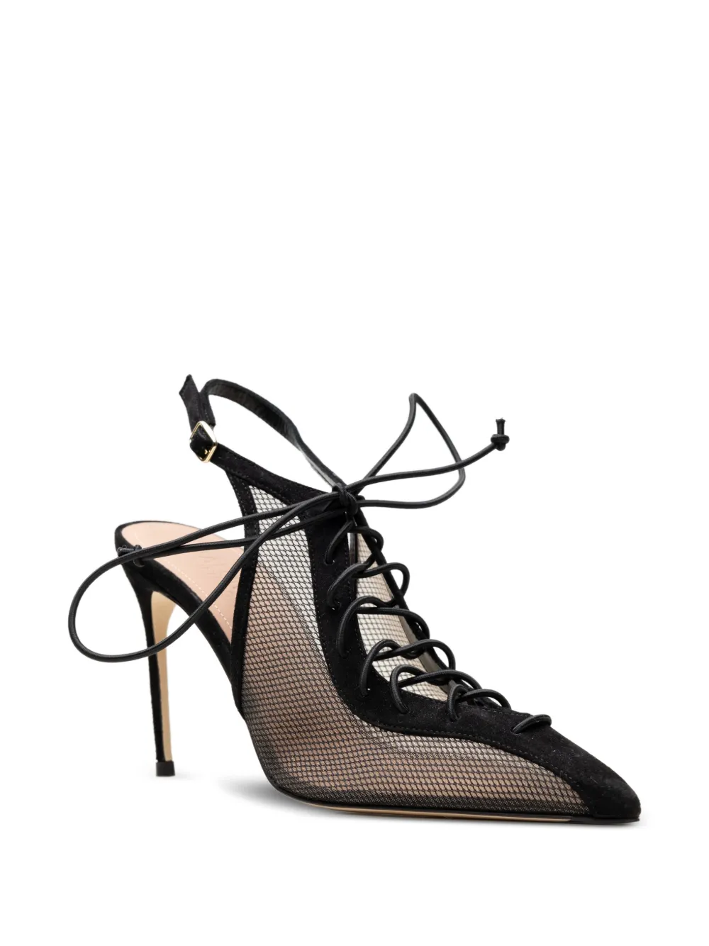 Malone Souliers Alia lace-up pumps Zwart