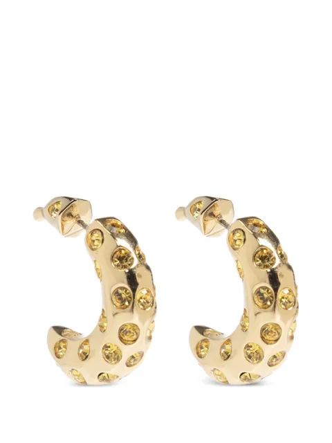 Kate Spade banana crystal-embellished earrings