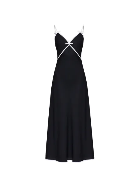 Moschino vestido con tirantes finos y detalle de moño