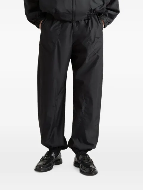 Givenchy couture seam joggers with mix material cut-outs