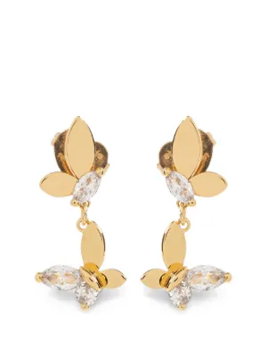 Kate Spade クリスタル フープピアス | ゴールドトーン | FARFETCH JP