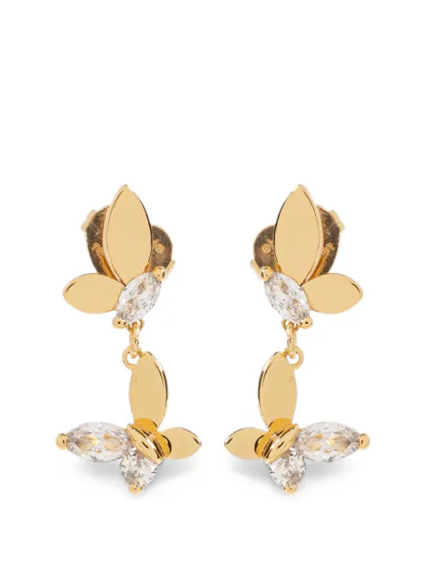 Kate Spade Social Butterfly crystal-embellished earrings