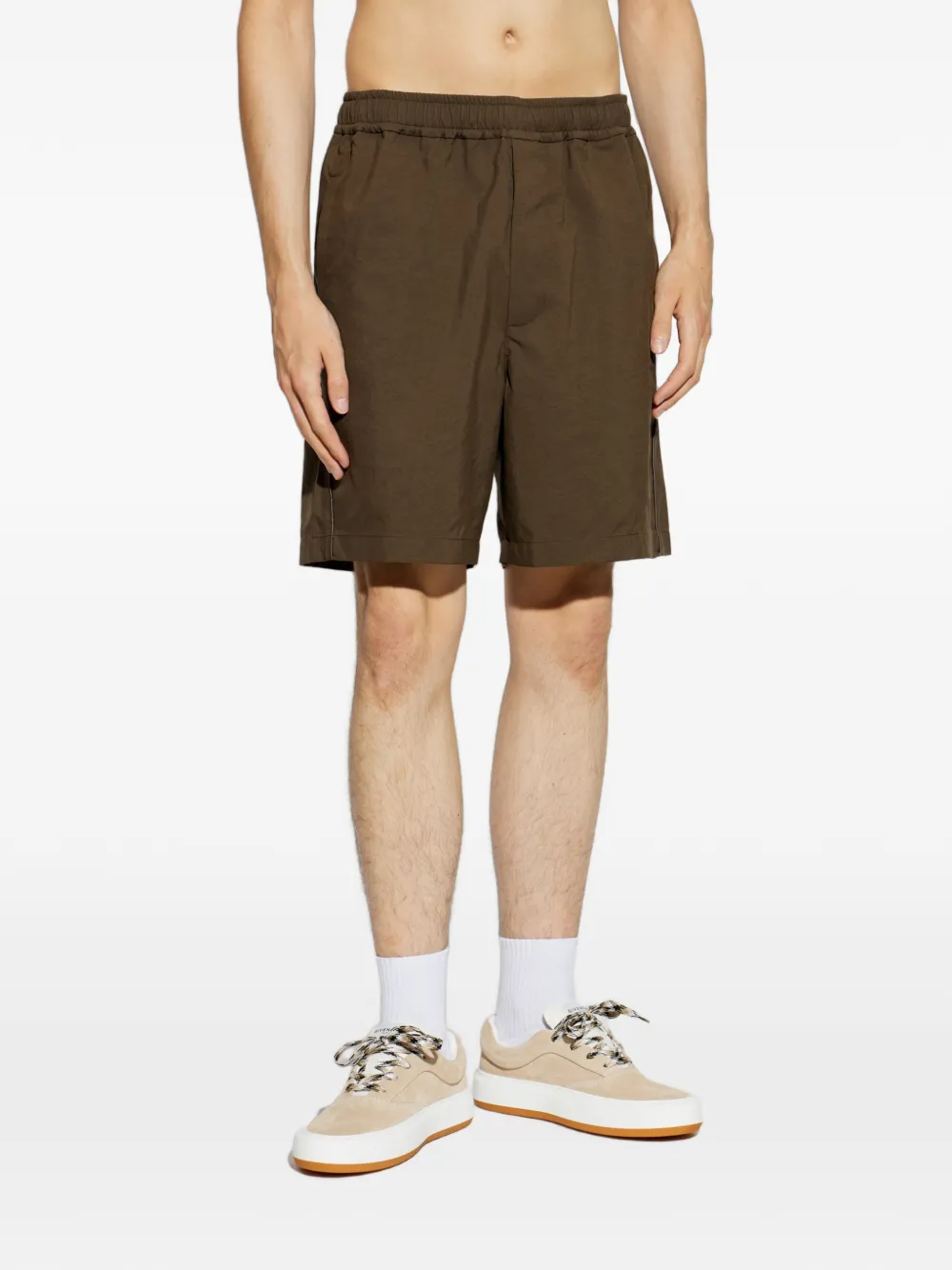 Givenchy Shorts met geborduurd logo Bruin