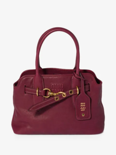 Miu Miu Aventure 纳帕皮手提包