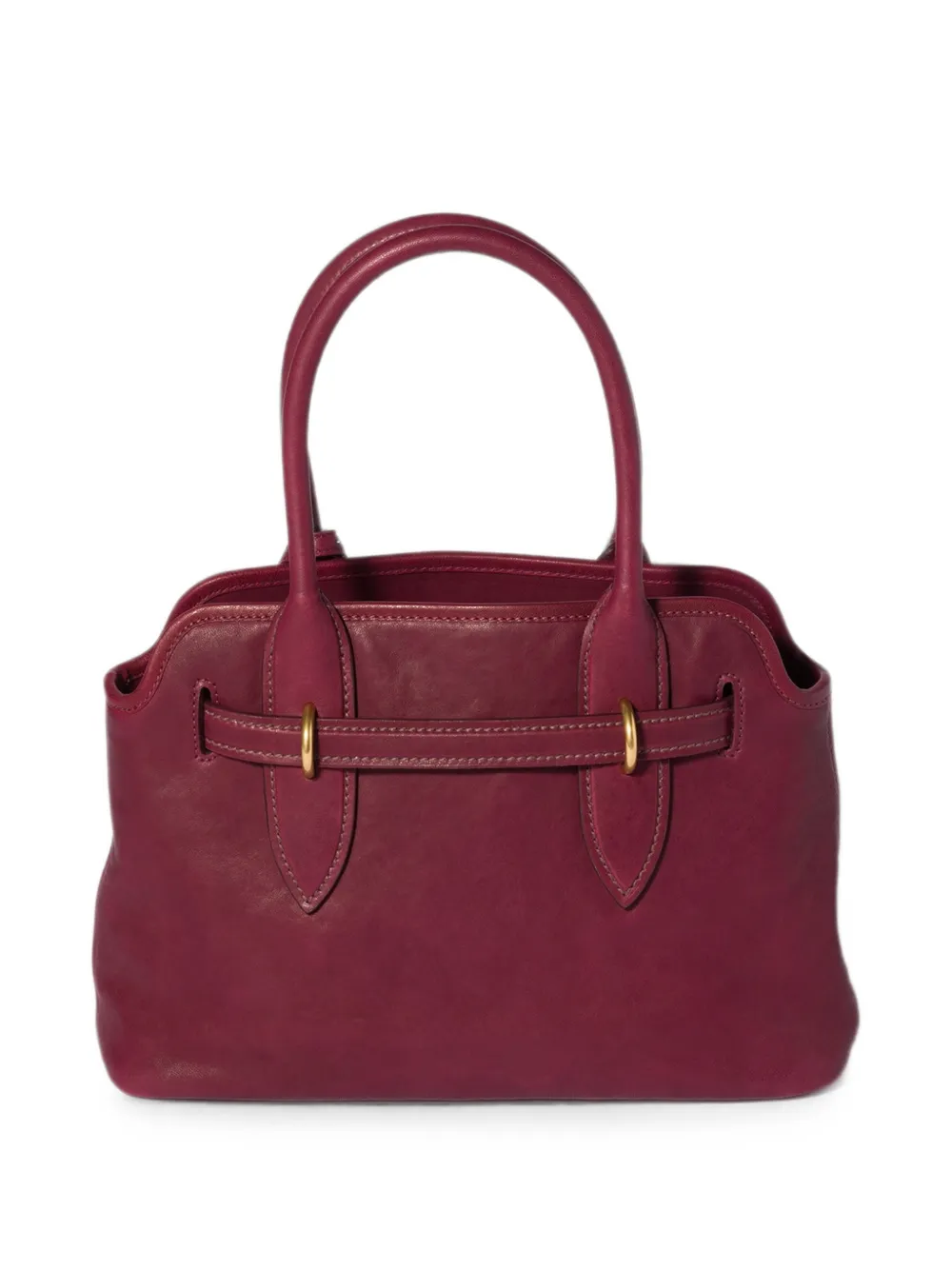 Miu Aventure nappa leren tas Rood