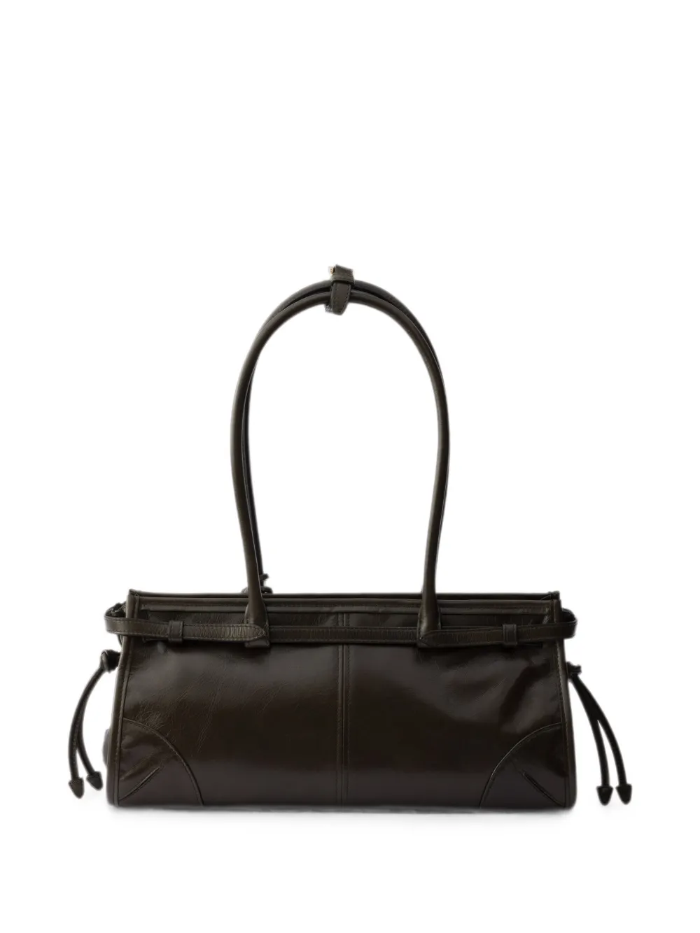 Prada Bonnie medium leren tas Bruin