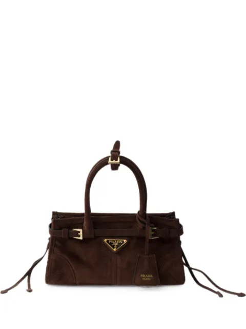 Prada Bonnie suede mini handbag