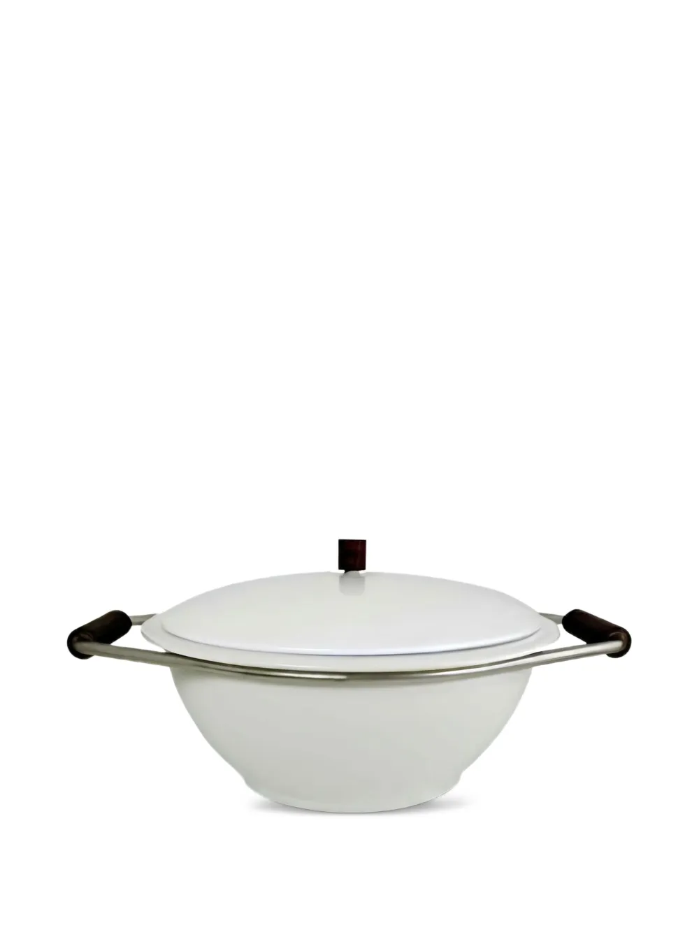 GINORI 1735 lid-inclusive two-handle casserole dish - Bianco