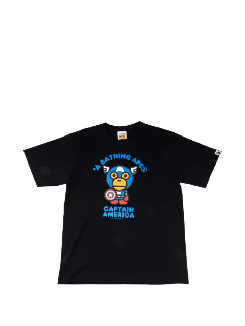 A BATHING APE® x Marvel Captain America T-shirt