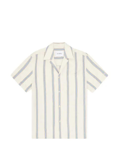 Les Deux Lawson striped short-sleeved shirt