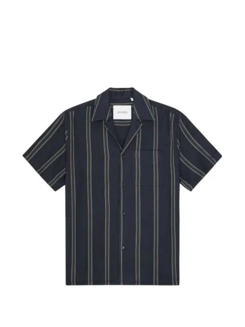 Les Deux Lawson vertical-stripe short-sleeve shirt