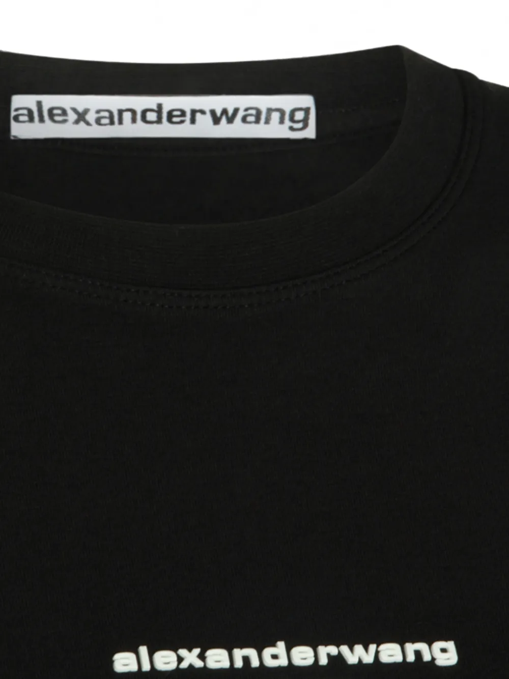 Alexander Wang T-shirt met logoprint Zwart